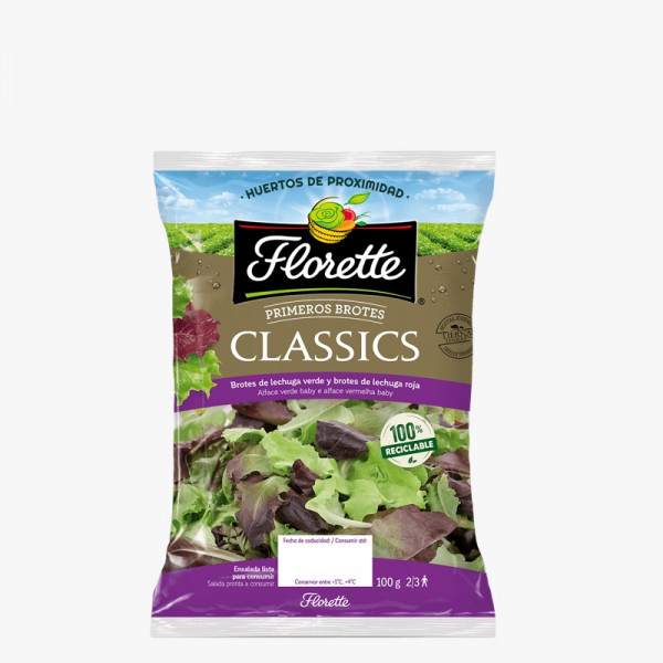 FIRST SPROUTS SALAD FLORETTE 100g